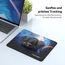 TECKNET Mauspad, 28 x 21 cm Gaming Mousepad mit Wasserdicht und Rutschfester Gummi für PC-Büro, Arbeit, Gaming, Studium, Laptop, Computer, Zuhause-Astronauten Blau