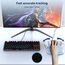 TECKNET Mauspad mit Gelkissen, Memory Foam Mousepad Ergonomisches Wasserdicht Komfort Mausmatte mit Handgelenkpolster Handauflage für Alle Maus Offfice Heim Computer Laptop