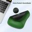 TECKNET Mauspad mit Gelkissen, Memory Foam Mousepad Ergonomisches Wasserdicht Komfort Mausmatte mit Handgelenkpolster Handauflage für Alle Maus Offfice Heim Computer Laptop, Grün, 2 Pack