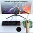 TECKNET Mauspad mit Gelkissen, Memory Foam Mousepad Ergonomisches Wasserdicht Komfort Mausmatte mit Handgelenkpolster Handauflage für Alle Maus Offfice Heim Computer Laptop, Grün, 2 Pack