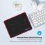 TECKNET Mauspad, 280 x 210 mm Gaming Mousepad mit Wasserdicht und Rutschfester Gummi für PC-Büro, Arbeit, Gaming, Studium, Laptop, Computer, Zuhause-Rot