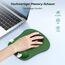 TECKNET Mauspad mit Gelkissen, Memory Foam Mousepad Ergonomisches Wasserdicht Komfort Mausmatte mit Handgelenkpolster Handauflage für Alle Maus Offfice Heim Computer Laptop, Grün, 2 Pack