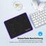 TECKNET Mauspad, 28 x 21 cm Gaming Mousepad mit Wasserdicht und Rutschfester Gummi für PC-Büro, Arbeit, Gaming, Studium, Laptop, Computer, Zuhause-Lila