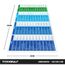 TITANWOLF - XXL Speed Gaming Mauspad 1200 x 600mm - Excel Windows Outlook Word Shortcut Tastenkürzel auf DEUTSCH - Weiß
