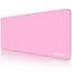 TECKNET Mauspad XXL Speed Gaming, 900x400 mm Schreibtischunterlage Rosa, Gamer Mouse Pad, Wasserdicht Mousepad, Spezielle Oberfläche Verbessert Präzision und Geschwindigkeit, rutschfeste Gummibasis
