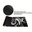 Rcege Großer Mauspad für Schreibtisch - 60 x 30 cm Gaming-Mauspad mit genähten Kanten, Nicht rutschender Unterlage, Schreibtischmatte für Tastatur und Maus (Black & White Abstraction, 23.6x11.8 inch)