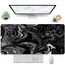 Gaming Mauspad XXL - 800 x 300 mm - Flüssigmetall - Großes Mousepad mit vernähten Kanten - Wasserdicht und rutschfest - Verbessert Präzision und Geschwindigkeit - Für PC, MacBook, Laptop.