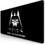 Sidorenko XXL Gaming Mauspad - 900 x 400 mm - Fransenfreie Ränder - rutschfest - XXL Mousepad I Tischunterlage - spezielle Oberfläche verbessert Geschwindigkeit und Präzision I schwarz