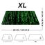 Sidorenko Gaming Mauspad XXL Grün - Großes Mousepad 900x400 mm - rutschfeste Schreibtischunterlage für Gaming und Büro - Fransenfreie Ränder - Präzises und langlebiges maxlvl Large Mouse pad