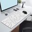 Rcege Großer Mauspad für Schreibtisch - 600x300mm Gaming-Mauspad mit genähten Kanten, Nicht rutschender Unterlage, Schreibtischmatte für Tastatur und Maus