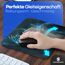 Sidorenko Gaming Mauspad - 280 x 200 mm - Mouse Pad mit Vernähte Kanten - Rutschfester Mousepad mit Einer speziellen Oberfläche verbessert Geschwindigkeit und Präzision - Maus Pad in blau