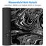 Gaming Mauspad XXL - 800 x 300 mm - Flüssigmetall - Großes Mousepad mit vernähten Kanten - Wasserdicht und rutschfest - Verbessert Präzision und Geschwindigkeit - Für PC, MacBook, Laptop.