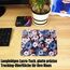 Mousepad Gaming Office Mauspad mit Designs 24 x 20 x 0,3 cm für Computer, Laptop (F14)