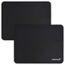 cimetech Komfortable Mauspad Spieloberfläche Superfeine Faser Glatte Seidensensoren Wischwaschbar für Laptop-Computer (Normal 2PCS, Black)
