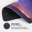TECKNET Mauspad, 3 Pack Mousepad 270 x 210 mm, wasserdichte Gaming Mauspad Mausmatte mit vernähte Kanten, rutschfeste Gummiunterseite, Glatte Oberflächen, Geeignet für Computer, Laptop (Nachthimmel)