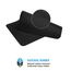 Sidorenko Gaming Mauspad XXL Grün - Großes Mousepad 350x260 mm - rutschfeste Schreibtischunterlage für Gaming und Büro - Fransenfreie Ränder - Präzises und langlebiges Large Mouse pad maxlvl