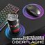 Sidorenko Gaming Mauspad XXL in schwarz - Großes Mousepad 1200x600 mm - rutschfeste Schreibtischunterlage für Büro - Desk Mat mit Fransenfreie Ränder - Präzises und langlebiges groß Mouse Pad