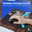 Sidorenko Gaming Mauspad - 280 x 200 mm - Mouse Pad mit Vernähte Kanten - Rutschfester Mousepad mit Einer speziellen Oberfläche verbessert Geschwindigkeit und Präzision - Maus Pad in rot