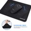 cimetech Komfortable Mauspad Spieloberfläche Superfeine Faser Glatte Seidensensoren Wischwaschbar für Laptop-Computer (Normal 2PCS, Black)