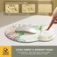GIM Mauspad Gelkissen Mousepad mit Handauflage Ergonomisches Mauspad Tastatur Handgelenkauflage Gelkissen Mausunterlage für Computer und Laptop (kritzeln)