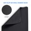 cimetech Komfortable Mauspad Spieloberfläche Superfeine Faser Glatte Seidensensoren Wischwaschbar für Laptop-Computer (Normal 2PCS, Black)