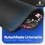 Sidorenko Gaming Mauspad - 280 x 200 mm - Mouse Pad mit Vernähte Kanten - Rutschfester Mousepad mit Einer speziellen Oberfläche verbessert Geschwindigkeit und Präzision - Maus Pad in rot