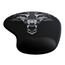 CSL - Mauspad mit Gelkissen - Titanwolf Gaming Handgelenkauflage - Mousepad - Gel Handballenauflage Handauflage Gelpolster ergonomisch - wasserabweisend und abwaschbar - schwarz