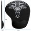 CSL - Mauspad mit Gelkissen - Titanwolf Gaming Handgelenkauflage - Mousepad - Gel Handballenauflage Handauflage Gelpolster ergonomisch - wasserabweisend und abwaschbar - schwarz