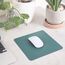 SenseAGE klein Mauspad 22x22cm | 0.2cm Ultradünnes Mousepad | Unterlage für Laser-/Kabel/Kabellos Maus | klein Mouse Mat ideal für Büro und Homeoffice | Slim Mausmatte (Dunkelblau (mit Logo))