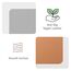 SenseAGE klein Mauspad 22x22cm | 0.2cm Ultradünnes Mousepad | Unterlage für Laser-/Kabel/Kabellos Maus | klein Mouse Mat ideal für Büro und Homeoffice | Slim Mausmatte (Braun)