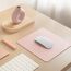 SenseAGE klein Mauspad 22x22cm | 0.2cm Ultradünnes Mousepad | Unterlage für Laser-/Kabel/Kabellos Maus | klein Mouse Mat ideal für Büro und Homeoffice | Slim Mausmatte (Braun)