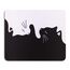 AOKSUNOVA Mauspad Klein Mauspad mit Motiv rutschfeste Mousepad Katze 24 x 20 cm Mausunterlage