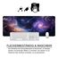 Mauspad Galaxie XL Groß Gaming Mauspad Lila Desk Pad Purple Mousepad Desk Mat Bürozubehör Schreibtischunterlage 80x30cm (Die Galaxie) ﻿