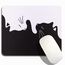 AOKSUNOVA Mauspad Klein Mauspad mit Motiv rutschfeste Mousepad Katze 24 x 20 cm Mausunterlage
