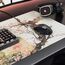 TITANWOLF - XXL Speed Gaming Mauspad 900 x 400mm - XXL Mousepad - Tischunterlage Large Size - verbessert Präzision und Geschwindigkeit - Japan Ink Painting Colour