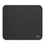 Logitech Mouse Pad - Studio Series, Computer-Mauspad mit Anti-Rutsch-Gummiboden, Leichtes Gleiten, Spritzwassergeschützt, Langlebige Materialien, Tragbar, Frisches, modernes Design - Grau