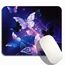 AOKSUNOVA Mauspad Schmetterling Mousepad mit Motiv Mauspad Frauen Lila 240 x 200 mm