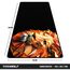 TITANWOLF - XXL Speed Gaming Mauspad 900 x 400mm - XXL Mousepad - Tischunterlage Large Size - verbessert Präzision und Geschwindigkeit - Polygon Lion