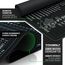TITANWOLF - XXL Speed Gaming Mauspad 900 x 400mm - Excel Windows Outlook Word Shortcut Tastenkürzel auf ENGLISCH - Schwarz