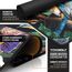 TITANWOLF - XXL Speed Gaming Mauspad 900 x 400mm - XXL Mousepad - Tischunterlage Large Size - verbessert Präzision und Geschwindigkeit - Modern Floral