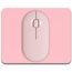 Dapesuom kleines Mauspad, 15,2 x 12,7 cm, mit Rutschfester Gummiunterseite, wasserdichtes Mini-Mauspad für Damen, Herren, kabellose Maus Laptops, Zuhause, Büro, Reisen, Rosa