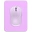 Dapesuom kleines Mauspad, 15,2 x 20,3 cm, mit Rutschfester Gummiunterseite, wasserdichtes Mini-Mauspad für Damen, Herren, kabellose Maus Laptops, Zuhause, Reisen, Vanilleviolett