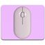 Dapesuom kleines Mauspad, 15,2 x 12,7 cm, mit Rutschfester Gummiunterseite, wasserdichtes Mini-Mauspad für Damen, Herren, kabellose Maus Laptops, Zuhause, Reisen, Vanilleviolett