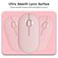 Dapesuom kleines Mauspad, 15,2 x 12,7 cm, mit Rutschfester Gummiunterseite, wasserdichtes Mini-Mauspad für Damen, Herren, kabellose Maus Laptops, Zuhause, Büro, Reisen, Rosa