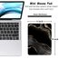 Dapesuom kleines Mauspad, 15,2 x 20,3 cm, mit Rutschfester Gummiunterseite, wasserdichtes Mini-Mauspad für Damen, Herren, kabellose Maus Laptops, Reisen, Zuhause, Schwarzer Marmor