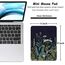 Dapesuom kleines Mauspad, 15,2 x 20,3 cm, mit Rutschfester Gummiunterseite, wasserdichtes Mini-Mauspad für Damen, Herren, kabellose Maus Laptops, Reisen, Zuhause,Elegante Blume