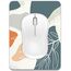 Dapesuom kleines Mauspad, 15,2 x 20,3 cm, mit Rutschfester Gummiunterseite, wasserdichtes Mini-Mauspad für Damen, Herren, kabellose Maus Laptops, Zuhause, Reisen, Blatt
