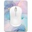 Dapesuom kleines Mauspad, 15,2 x 20,3 cm, mit Rutschfester Gummiunterseite, wasserdichtes Mini-Mauspad für Damen, Herren, kabellose Maus Laptops, Büro, Zuhause, Bunter Marmor