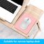 Dapesuom kleines Mauspad, 15,2 x 20,3 cm, mit Rutschfester Gummiunterseite, wasserdichtes Mini-Mauspad für Damen, Herren, kabellose Maus Laptops, Zuhause, Büro, Reisen, Rosa
