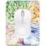 Dapesuom kleines Mauspad, 15,2 x 20,3 cm, mit Rutschfester Gummiunterseite, wasserdichtes Mini-Mauspad für Damen, Herren, kabellose Maus Laptops, Zuhause, Reisen, Bunter Baum